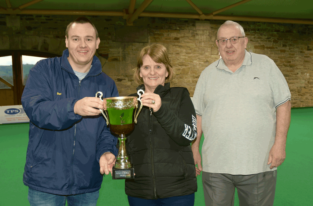 June Crowther from Woodley Sports and Ben Holbrook retain their GM Pairs Champions title for another year